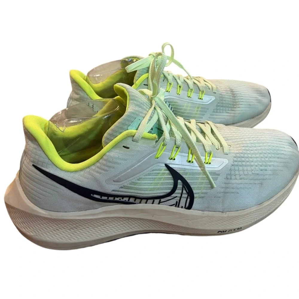 Nike Air Zoom‎ Pegasus 39 Sneakers Men 12 Barely Green Volt Shoes Low DH4071-301